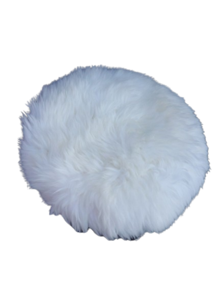 Barhockerüberzug weiss